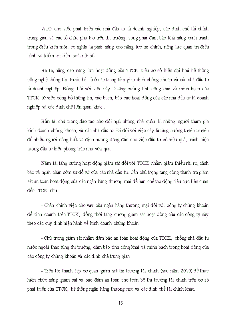 image for page Thị trường chứng khoán việt nam trước những thách thức của việc gia nhập wto