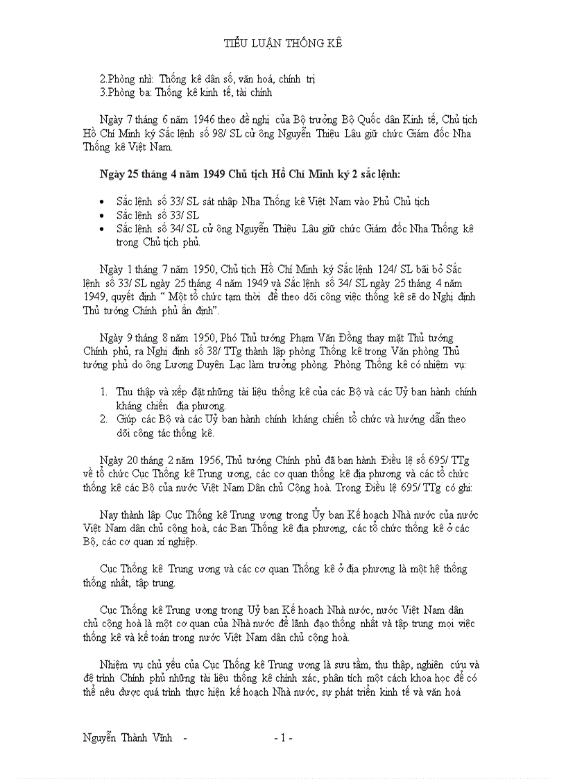 image for page Lịch sử phát triển và thành tựu của ngành thống kê Việt Nam