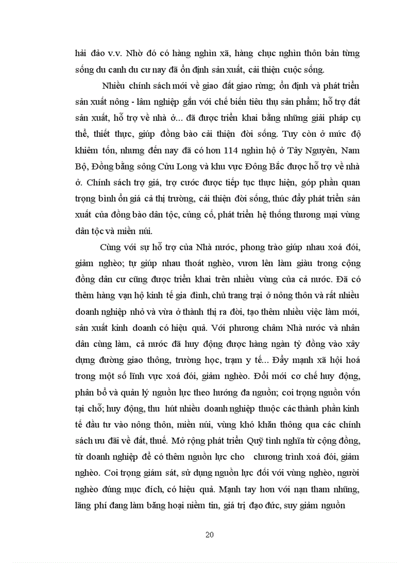 image for page Thực trạng và biện pháp cho sự phân hóa giầu nghèo ở Việt Nam