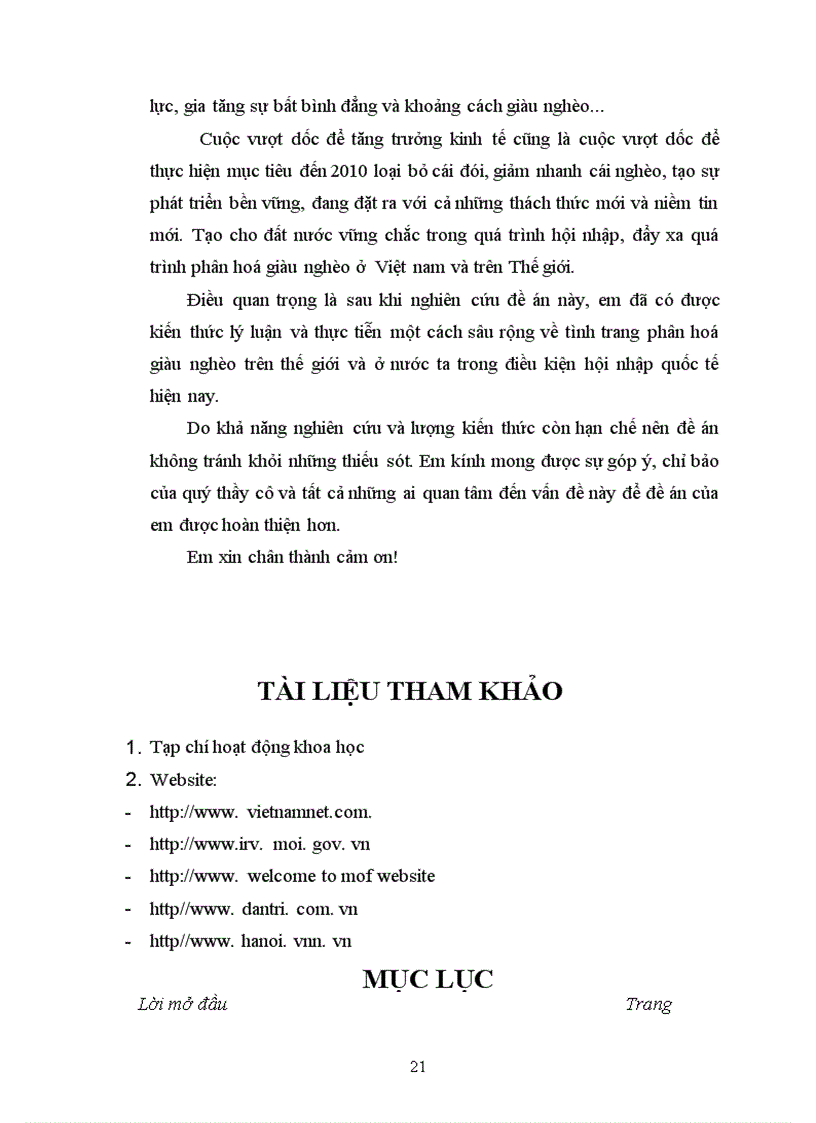 image for page Thực trạng và biện pháp cho sự phân hóa giầu nghèo ở Việt Nam