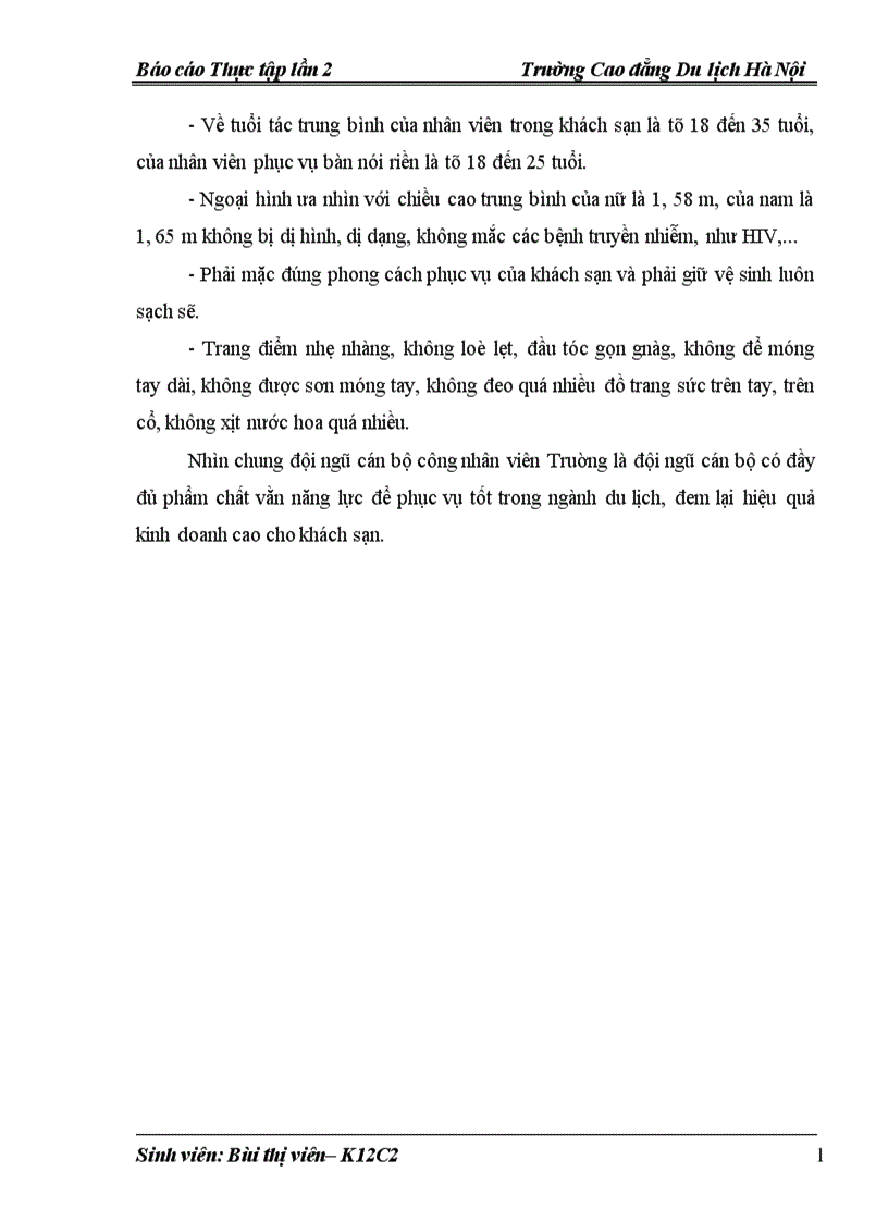 image for page Báo cáo thực tập về du lịch