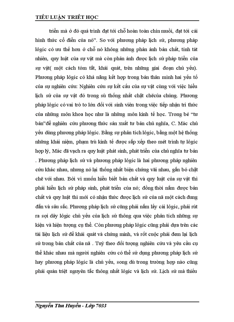 image for page Tiểu luận triết học 1