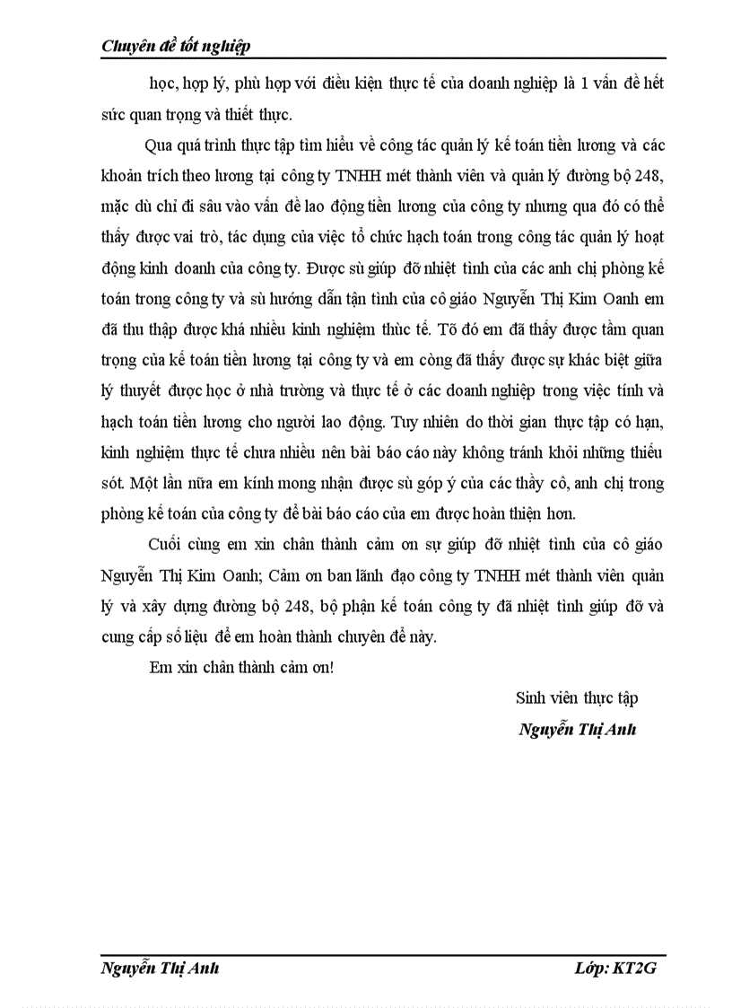 image for page Thực trạng công tác kế toán lao động tiền lương tại công ty TNHH một thành viên quản lý và xây dựng đường bộ 248