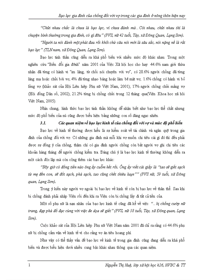 image for page Bạo lực gia đình của chồng đối với vợ trong các gia đình ở nông thôn hiện nay 1