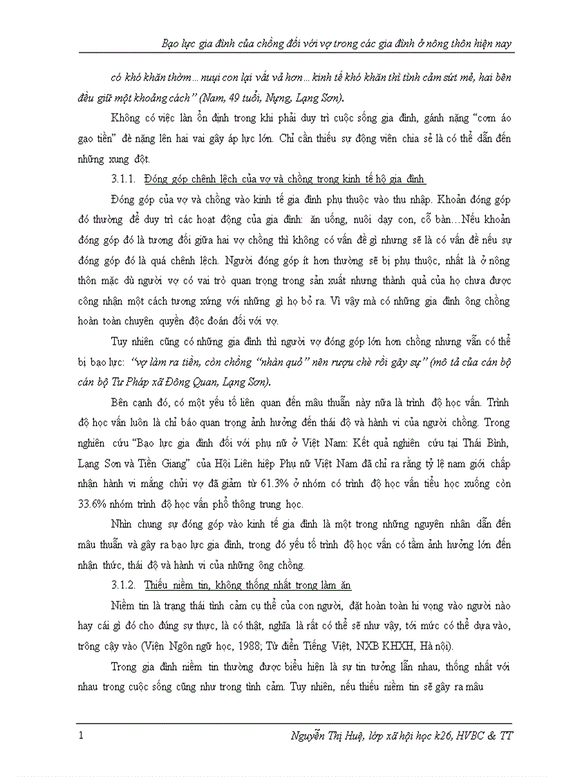 image for page Bạo lực gia đình của chồng đối với vợ trong các gia đình ở nông thôn hiện nay 1