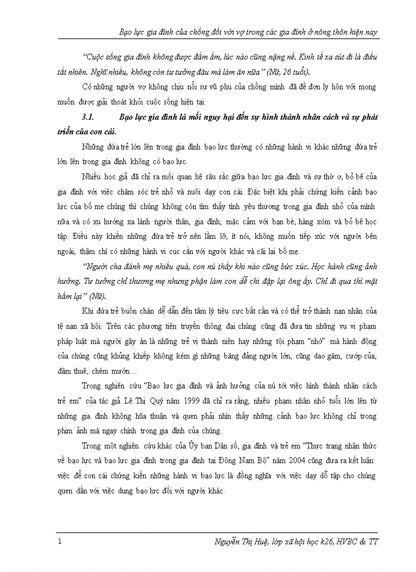 image for page Bạo lực gia đình của chồng đối với vợ trong các gia đình ở nông thôn hiện nay 1