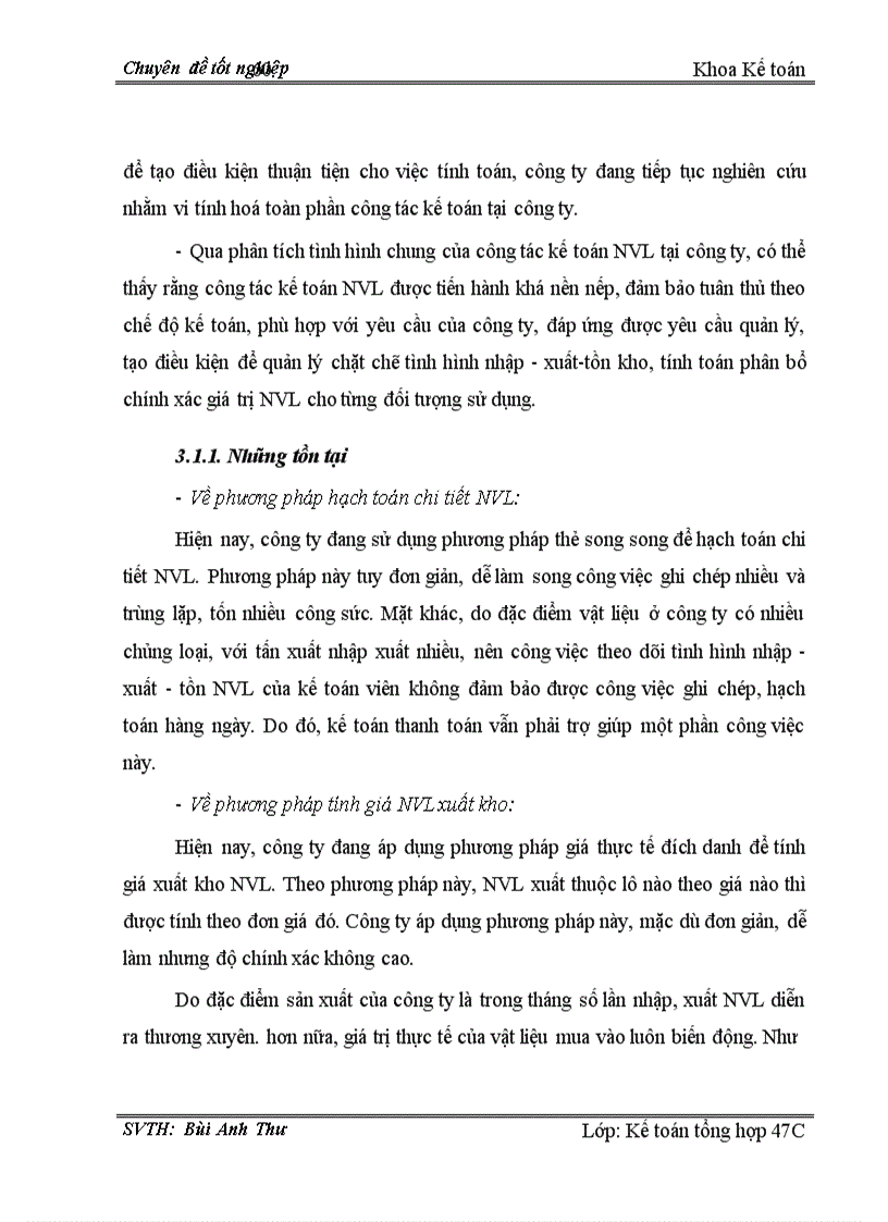 image for page Hoàn thiện công tác kế toán nguyên vật liệu tại Công ty TNHH Đầu tư và Xây dựng Đông Phong