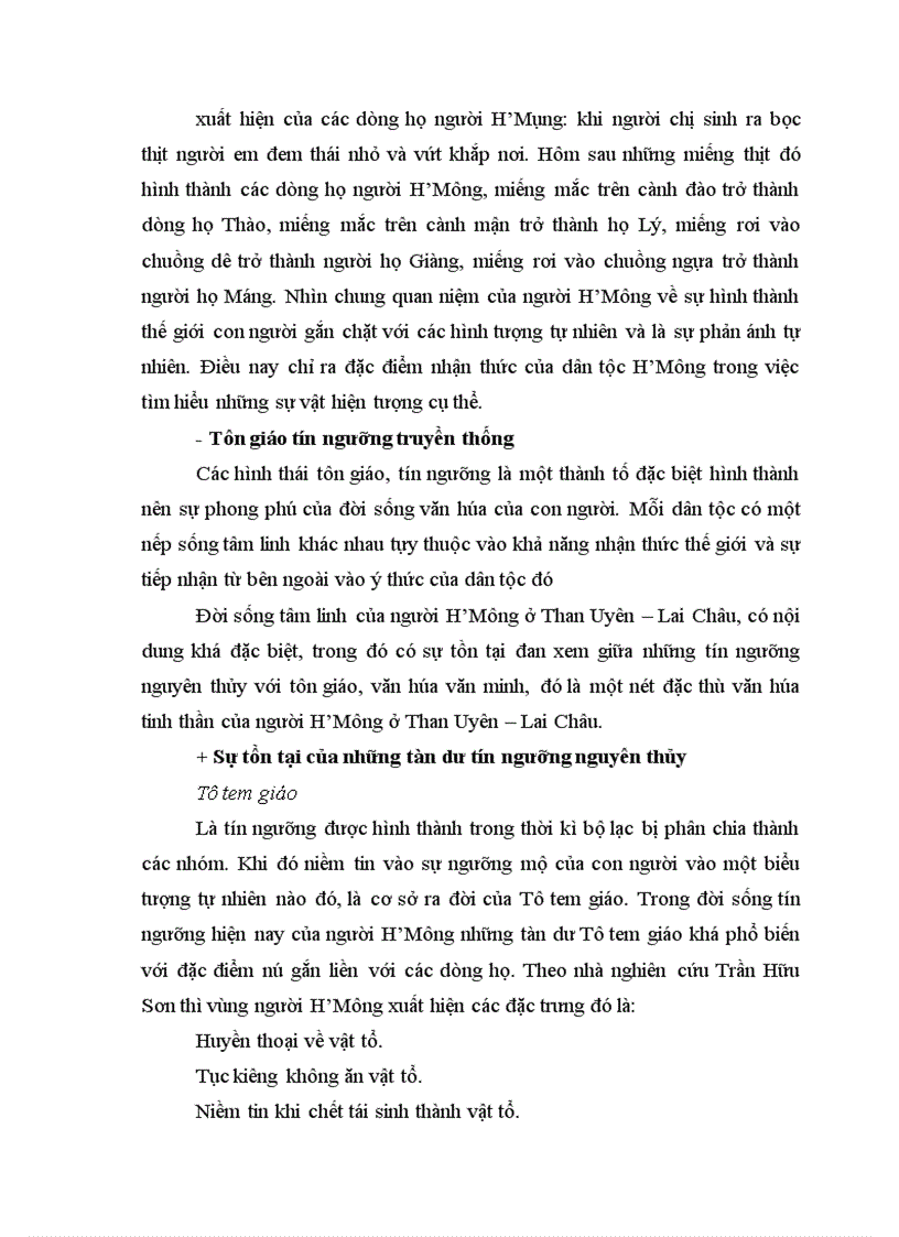 image for page Đời sống văn hoá tinh thần của dân tộc H Mông ở Than Uyên Lai Châu thông qua một số lễ hội