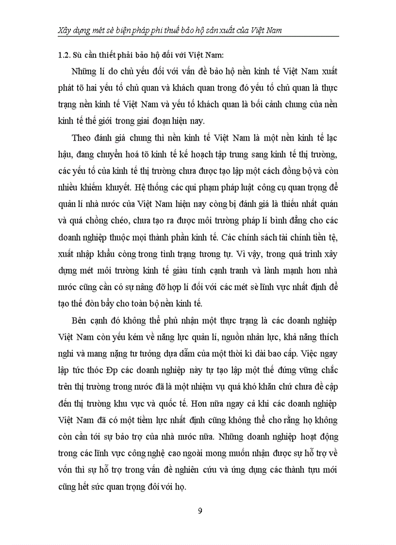 image for page Xây dựng một số biện pháp phi thuế bảo hộ sản xuất của Việt Nam