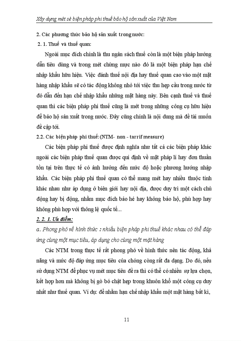 image for page Xây dựng một số biện pháp phi thuế bảo hộ sản xuất của Việt Nam