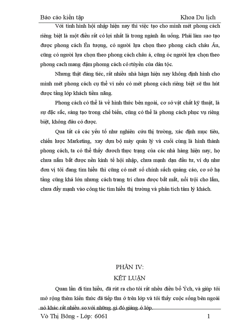 image for page Báo cáo thực tập về nhà hàng Sao Biển