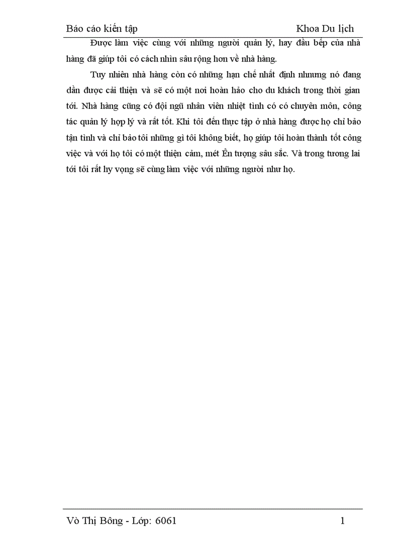 image for page Báo cáo thực tập về nhà hàng Sao Biển