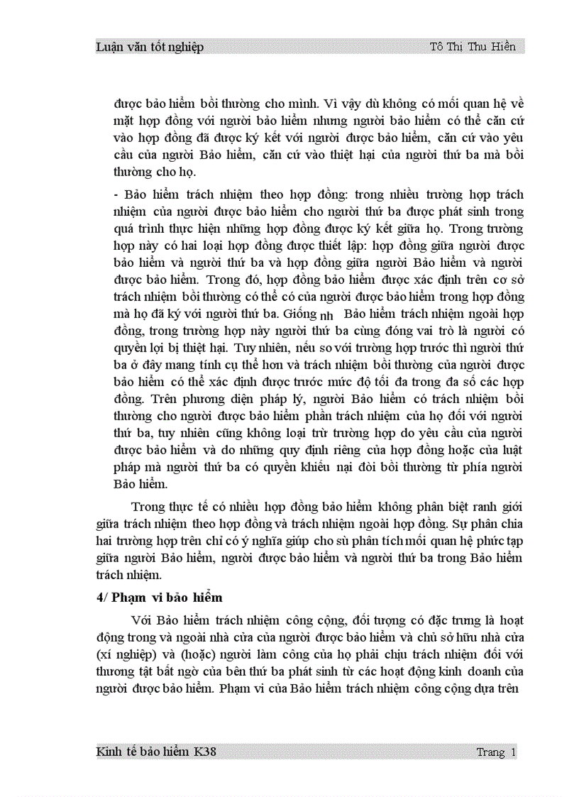 image for page Một số vấn đề lý luận và thực tiễn triển khai nghiệp vụ Bảo hiểm trách nhiệm công cộng tại Công ty Bảo hiểm Hà Nội giai đoạn 2000 2005 1