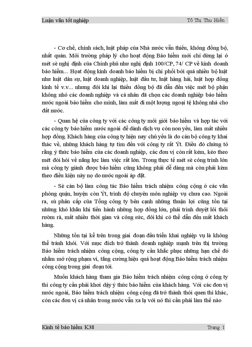 image for page Một số vấn đề lý luận và thực tiễn triển khai nghiệp vụ Bảo hiểm trách nhiệm công cộng tại Công ty Bảo hiểm Hà Nội giai đoạn 2000 2005 1