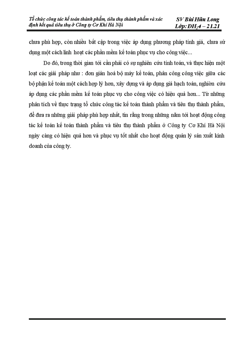 image for page Tổ chức công tác kế toán thành phẩm và tiêu thụ thành phẩm và xác định kết quả tiêu thụ ở công ty cơ khí Hà Nội 1