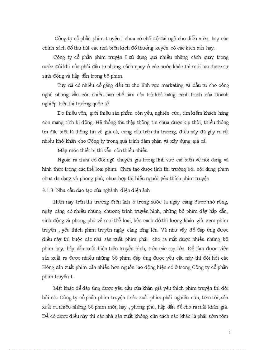 image for page Hoàn thiện công tác đào tạo và phát triển nguồn nhân lực tại công ty cổ phần Phim truyện I