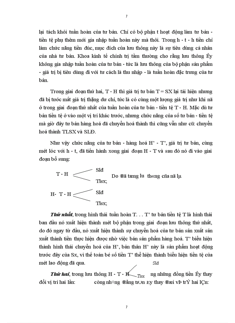 image for page Trình bày lý thuyết về tuần hoàn và chu chuyển tư bản ý nghĩa thực tiễn rút ra khi nghiên cứu lý thuyết này đối với việc quản lý các doanh nghiệp của nước ta khi chuyển sang nền kinh tế thị trường định hướng XHCN 1