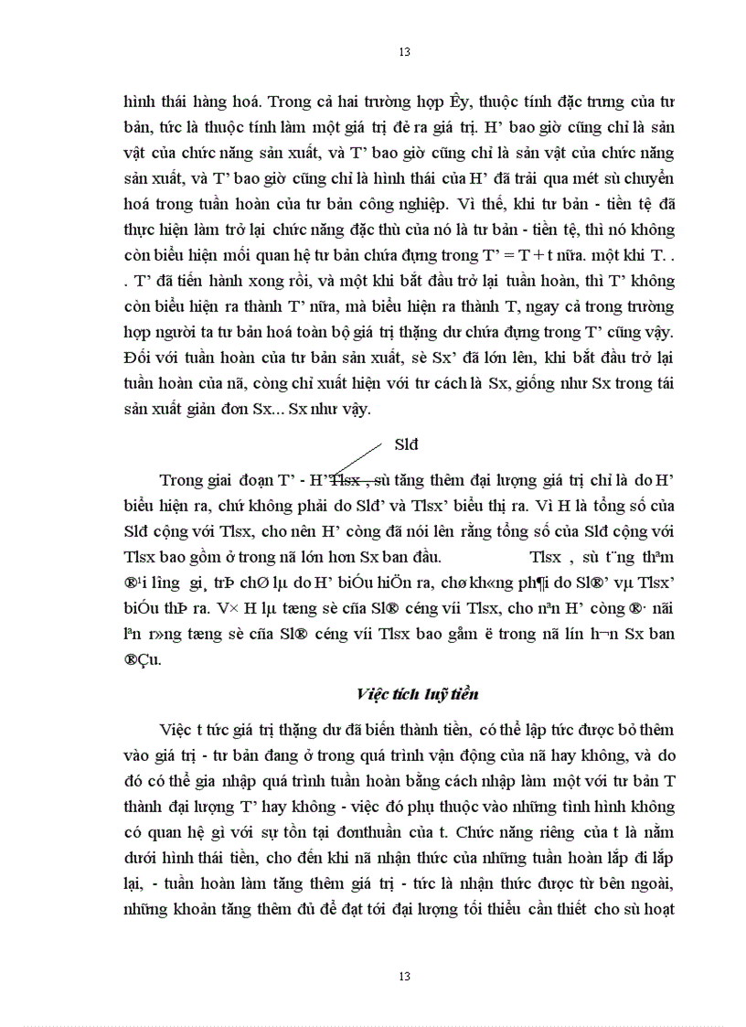 image for page Trình bày lý thuyết về tuần hoàn và chu chuyển tư bản ý nghĩa thực tiễn rút ra khi nghiên cứu lý thuyết này đối với việc quản lý các doanh nghiệp của nước ta khi chuyển sang nền kinh tế thị trường định hướng XHCN 1