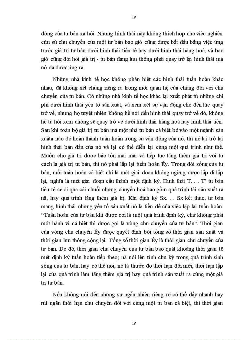 image for page Trình bày lý thuyết về tuần hoàn và chu chuyển tư bản ý nghĩa thực tiễn rút ra khi nghiên cứu lý thuyết này đối với việc quản lý các doanh nghiệp của nước ta khi chuyển sang nền kinh tế thị trường định hướng XHCN 1