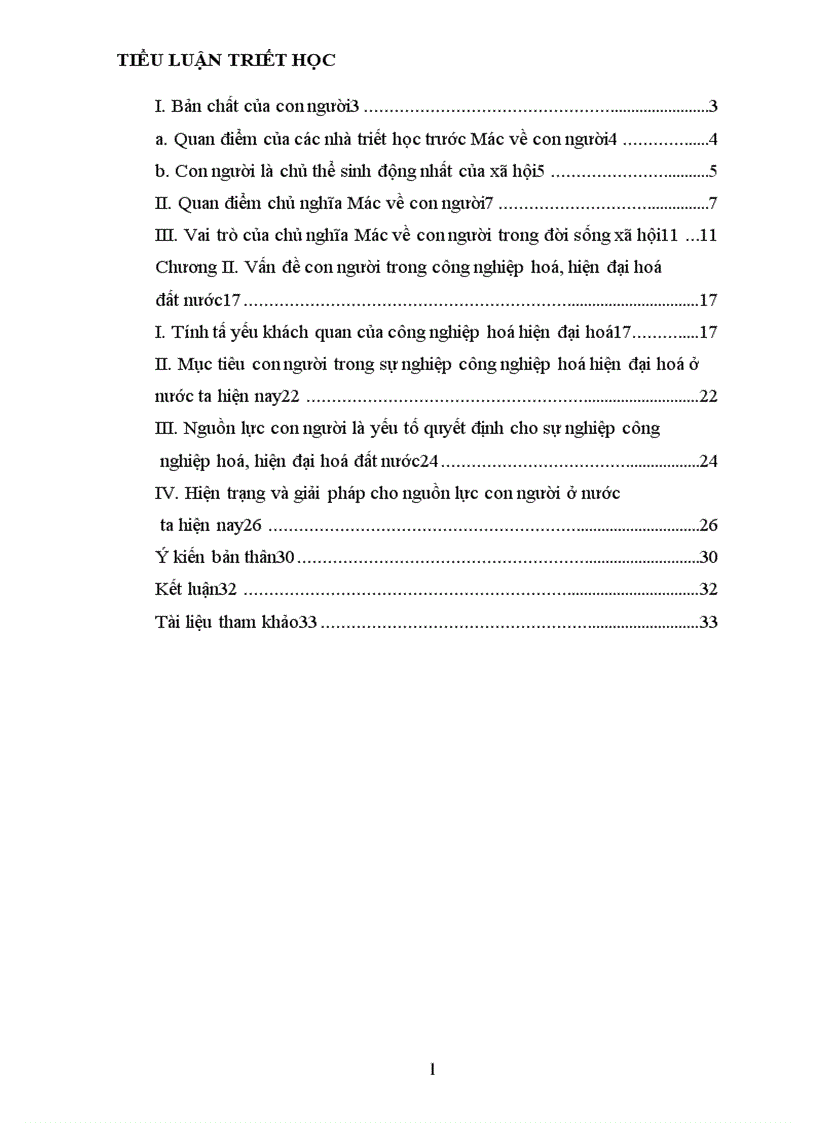 image for page Lý luận của chủ nghĩa Mác về con người và vấn đề con người trong sự nghiệp công nghiệp hoá hiện đại hoá đất nước 1