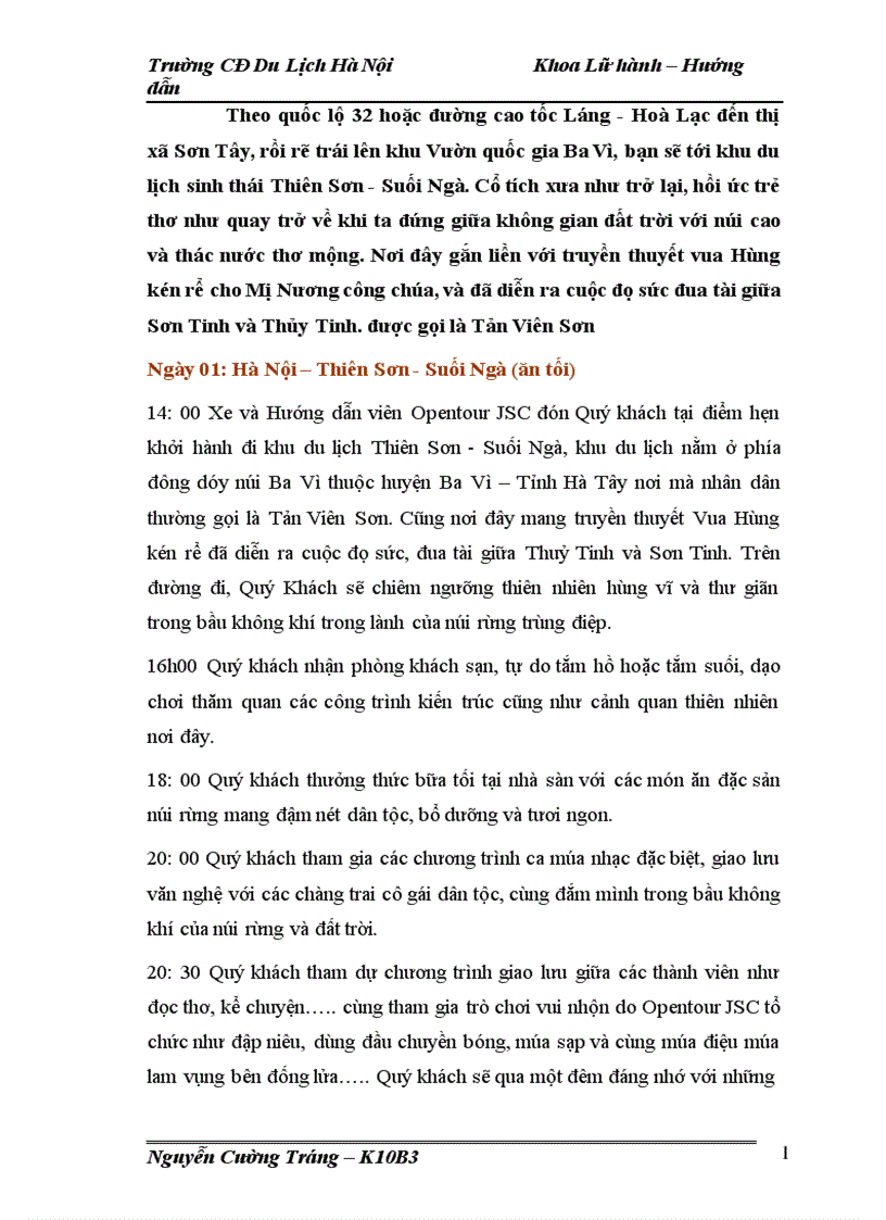 image for page Các hoạt động kinh doanh lữ hành của công ty