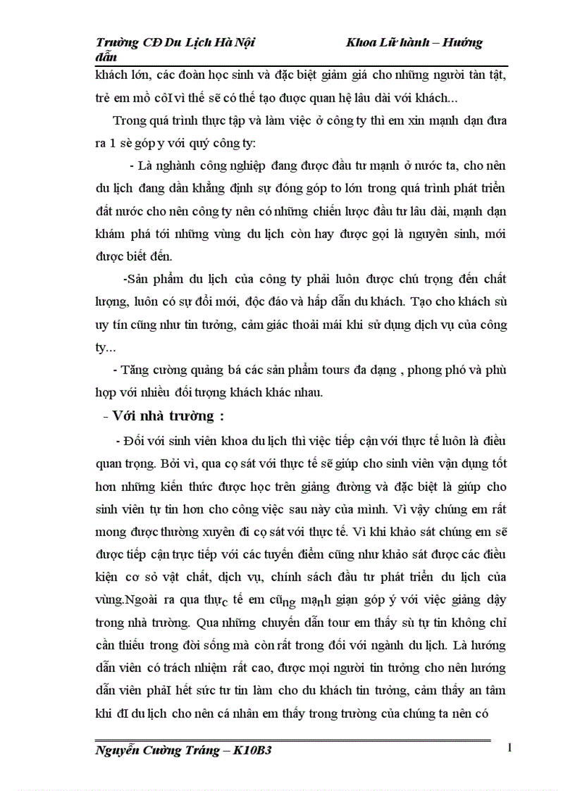 image for page Các hoạt động kinh doanh lữ hành của công ty