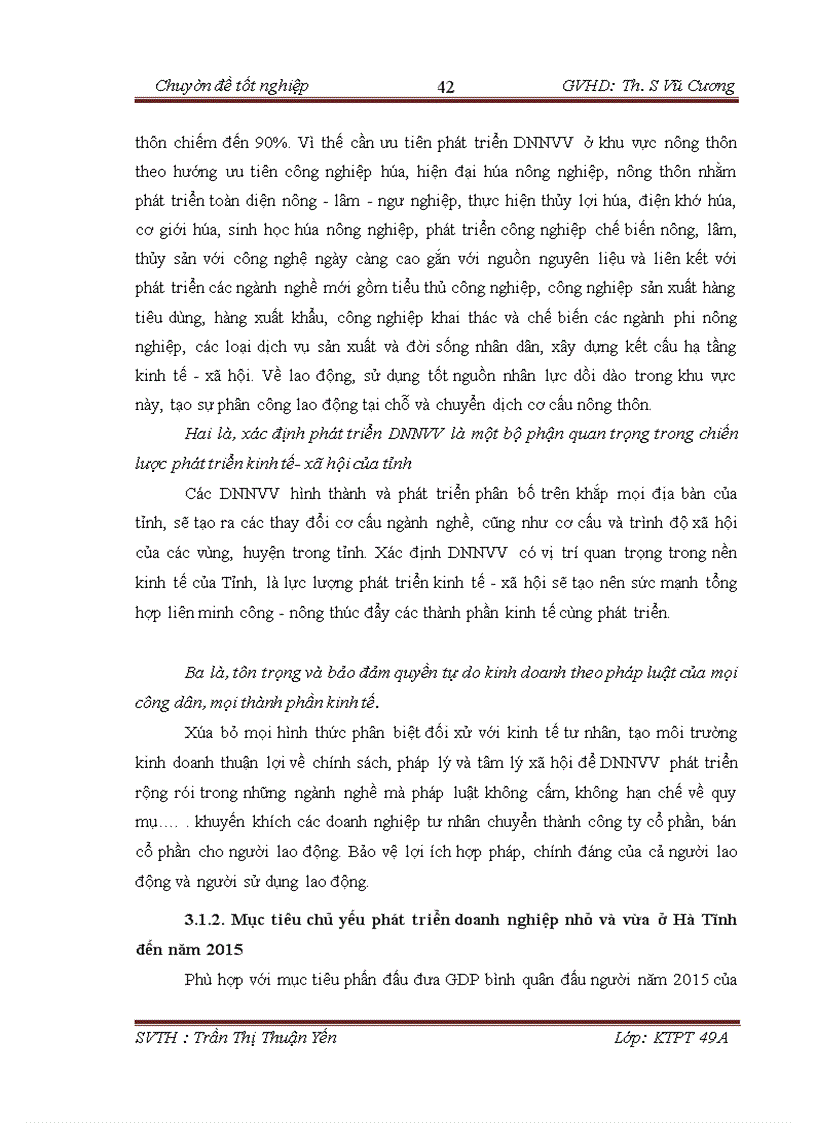 image for page Gia i pha p pha t triê n doanh nghiê p nho va vư a trên đi a ba n Ha Ti nh đến năm 2015