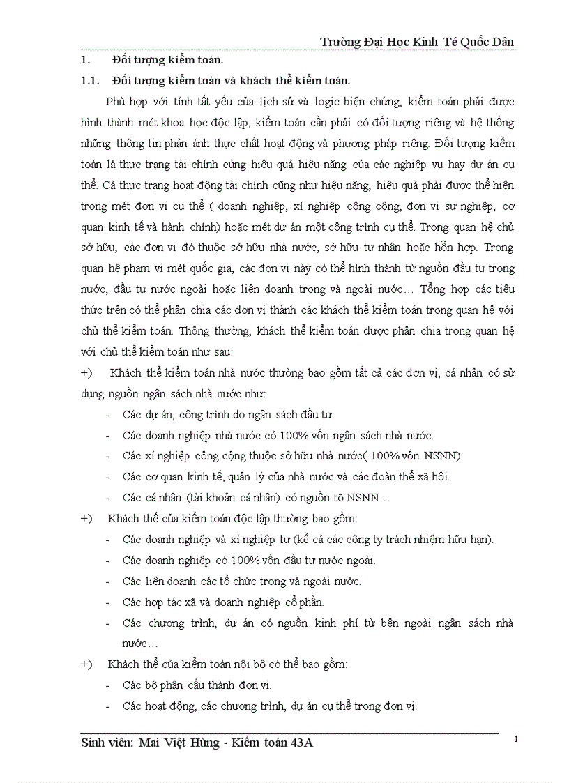 hệ thống phương pháp kỹ thuật của kiểm toán