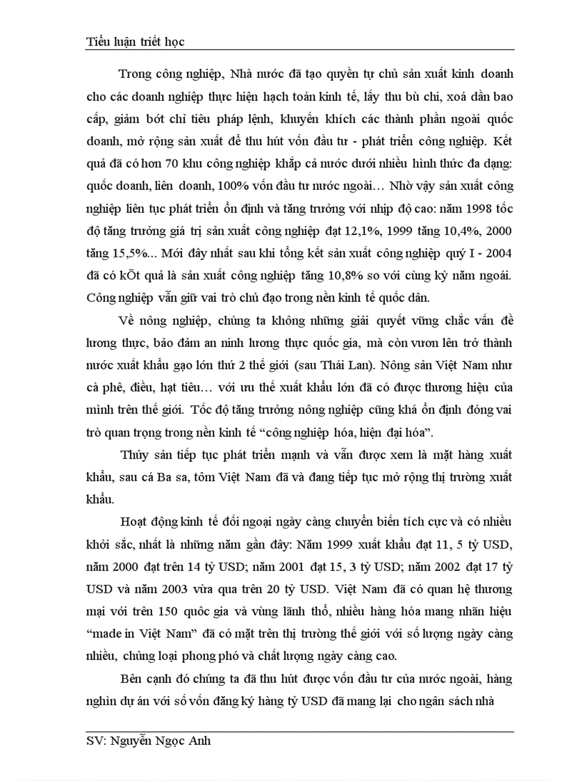 image for page khả năng và hiện thực của kinh tế Việt Nam khi hội nhập