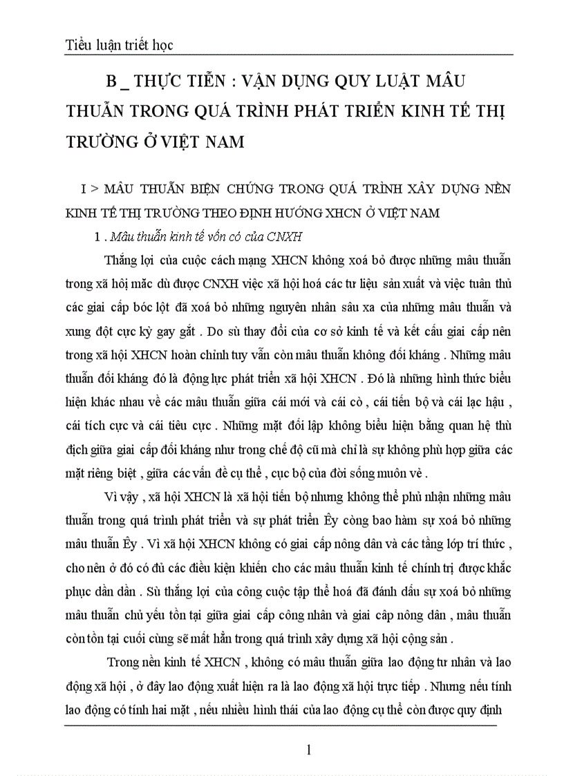 image for page Quy luật mâu thuẫn và vận dụng quy luật mâu thuẫn trong giai đoạn hiện nay 1