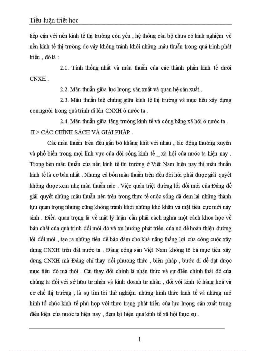 image for page Quy luật mâu thuẫn và vận dụng quy luật mâu thuẫn trong giai đoạn hiện nay 1