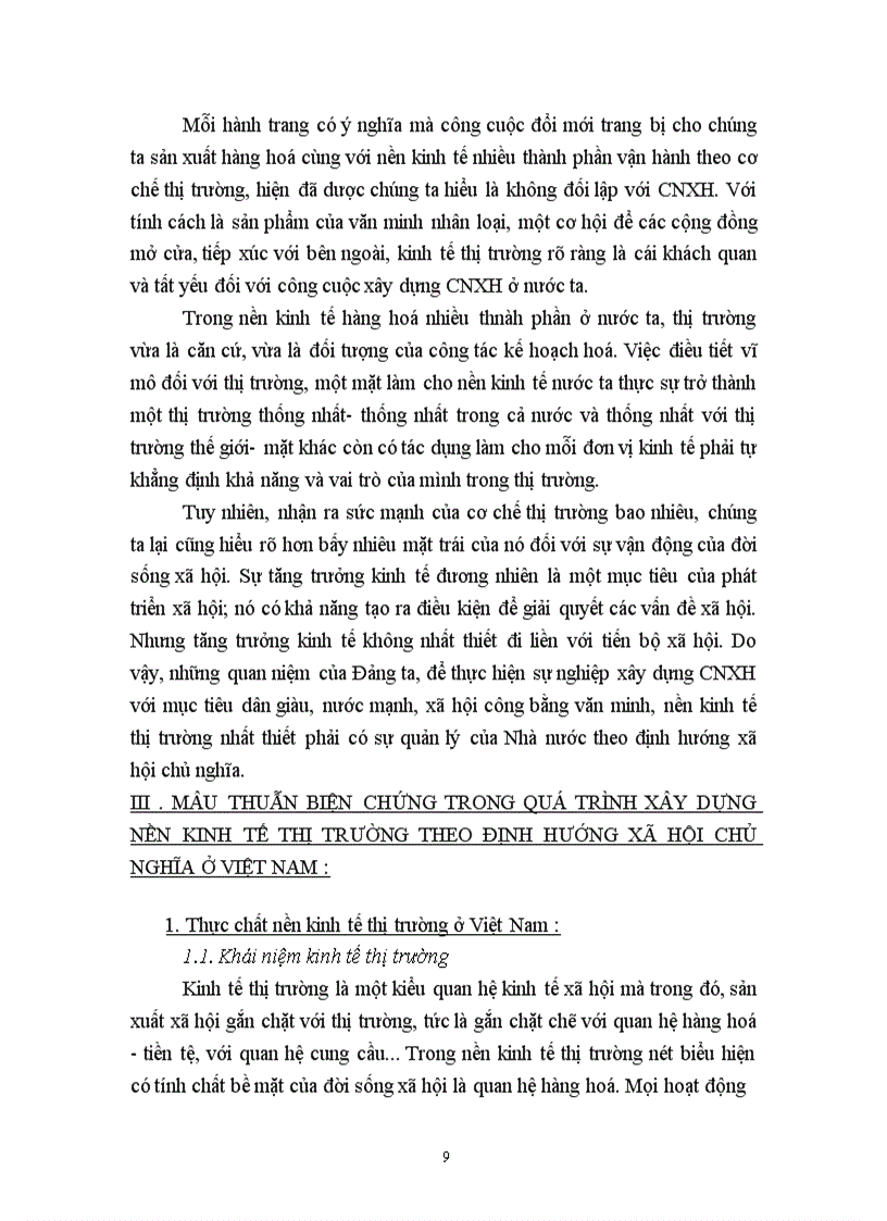 image for page Mâu thuẫn biện chứng và biểu hiện của nó trong quá trình xây dựng nền kinh tế thị trường ở Việt Nam 1