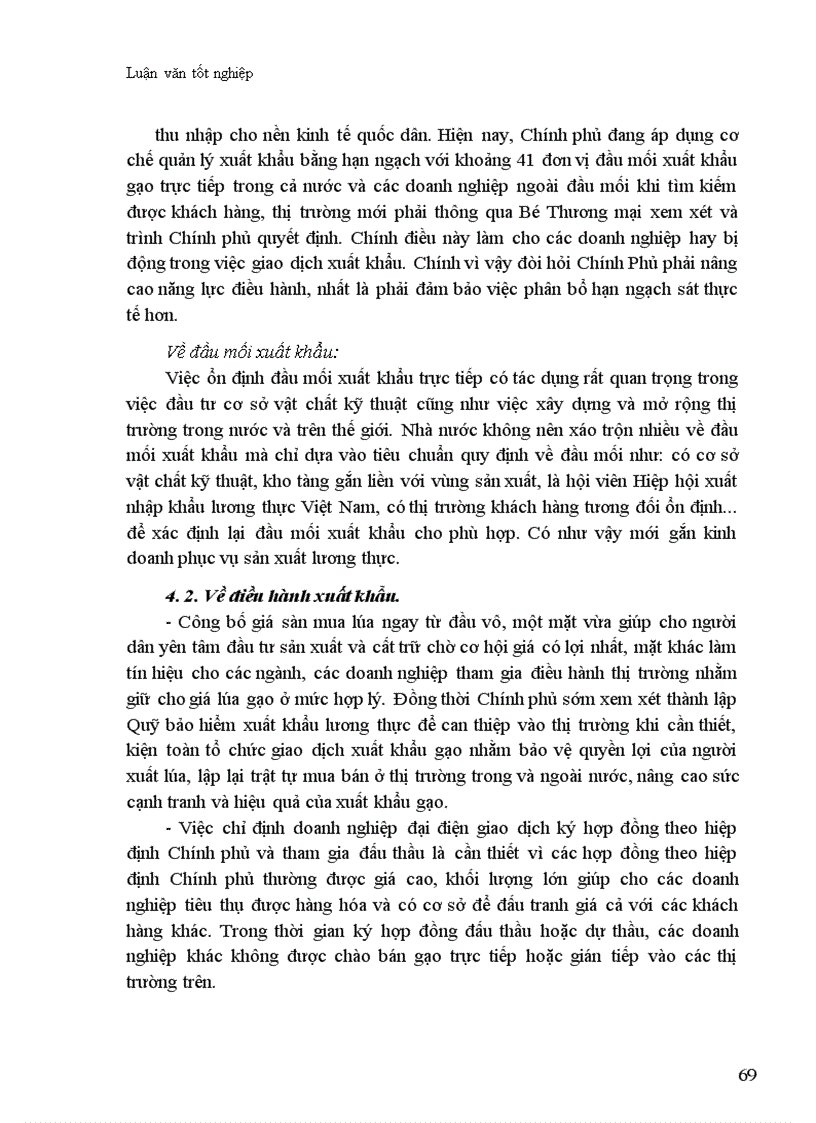 image for page Thực trạng và biện pháp thúc đẩy hoạt động xuất khẩu gạo ở Công ty Lương Thực Cấp I Lương Yên