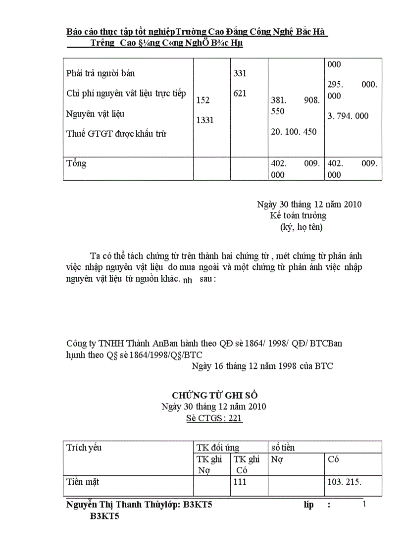 image for page Hoàn thiện công tác kế toán nguyên vật liệu tại công ty TNHH Thành An