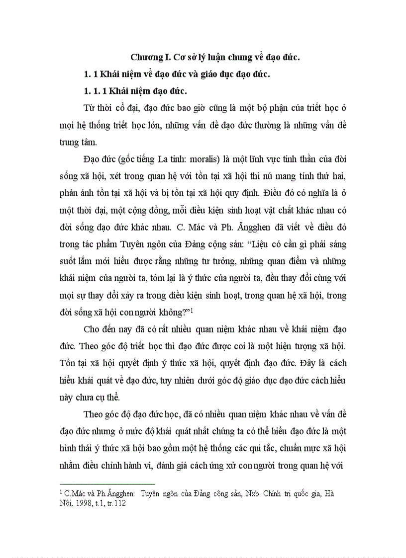 image for page Cơ sở lý luận chung về đạo đức