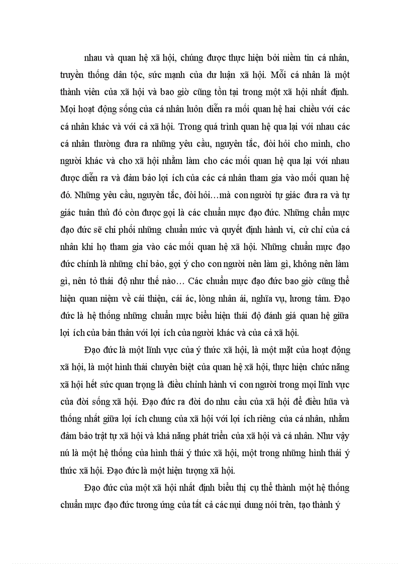 image for page Cơ sở lý luận chung về đạo đức