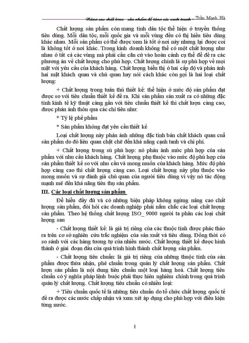 image for page Nâng cao chất lượng sản phẩm để tăng sức cạnh tranh