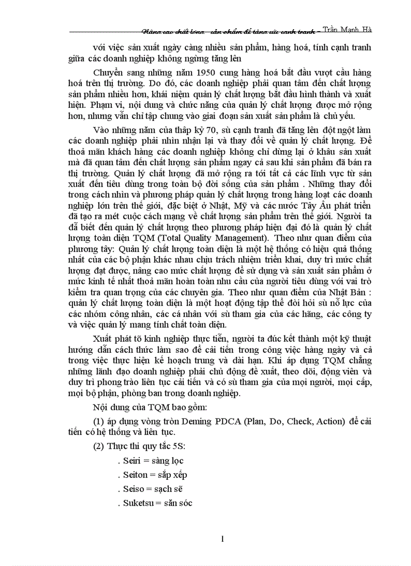 image for page Nâng cao chất lượng sản phẩm để tăng sức cạnh tranh