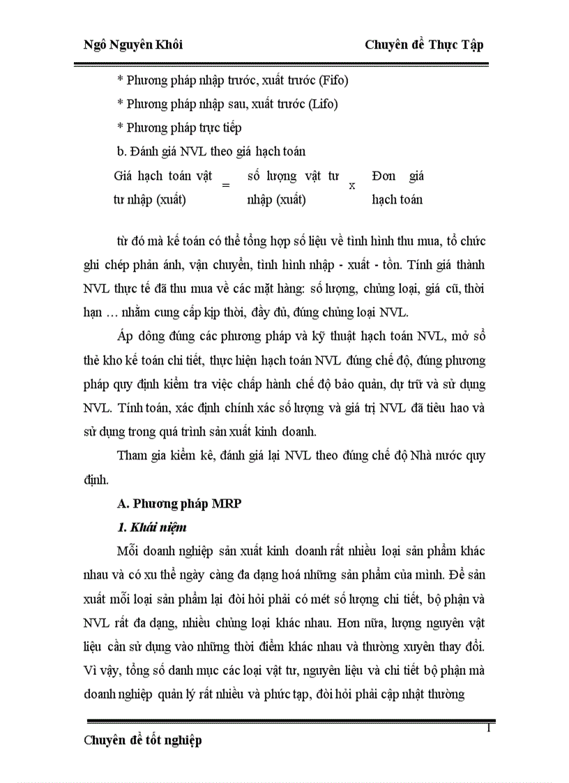 image for page Hoạch định nhu cầu nguyên vật liệu tại Xí nghiệp thép và vật liệu xây dựng Hà Nội 1