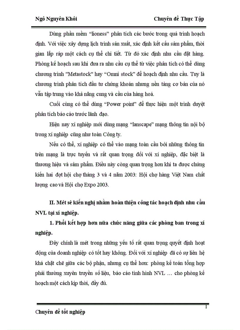 image for page Hoạch định nhu cầu nguyên vật liệu tại Xí nghiệp thép và vật liệu xây dựng Hà Nội 1