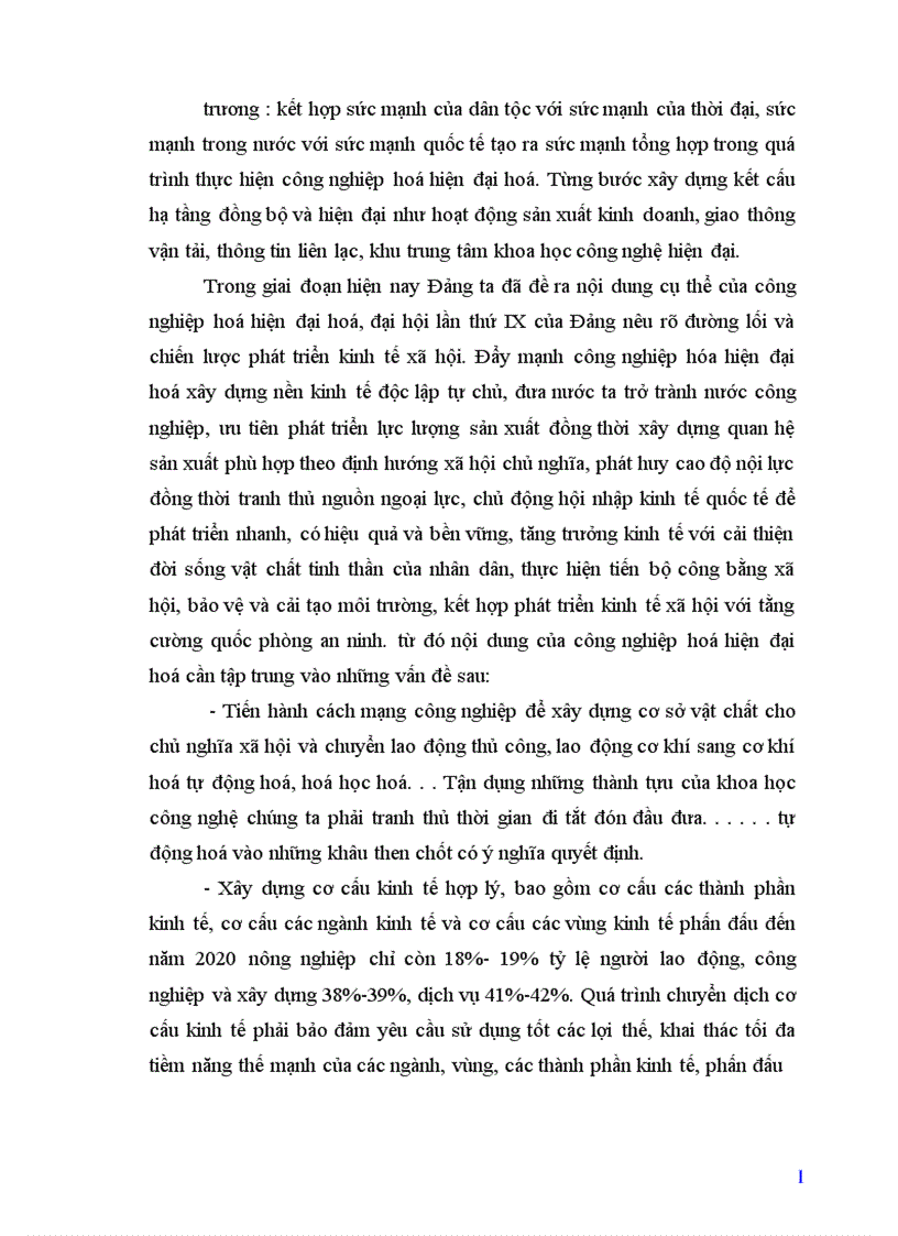 image for page Công nghiệp hoá hiện đại hoá và vai trò của nó đối với sự nghiệp xây dựng chủ nghĩa x hội ở nước ta hiện nay