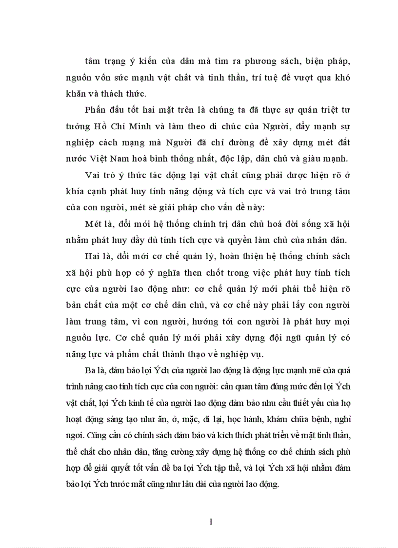 image for page Phân tích mối quan hệ giữa vật chất và ý thức vận dụng vào việc xây dựng xã hội chủ nghĩa ở nước ta