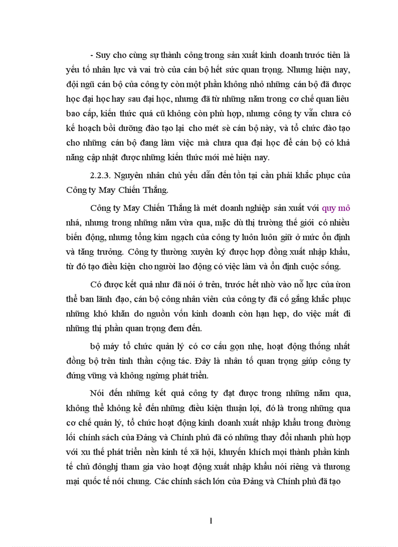 image for page Giải pháp thúc đẩy hoạt động kinh doanh xuất nhập khẩu của Công ty may Chiến Thắng