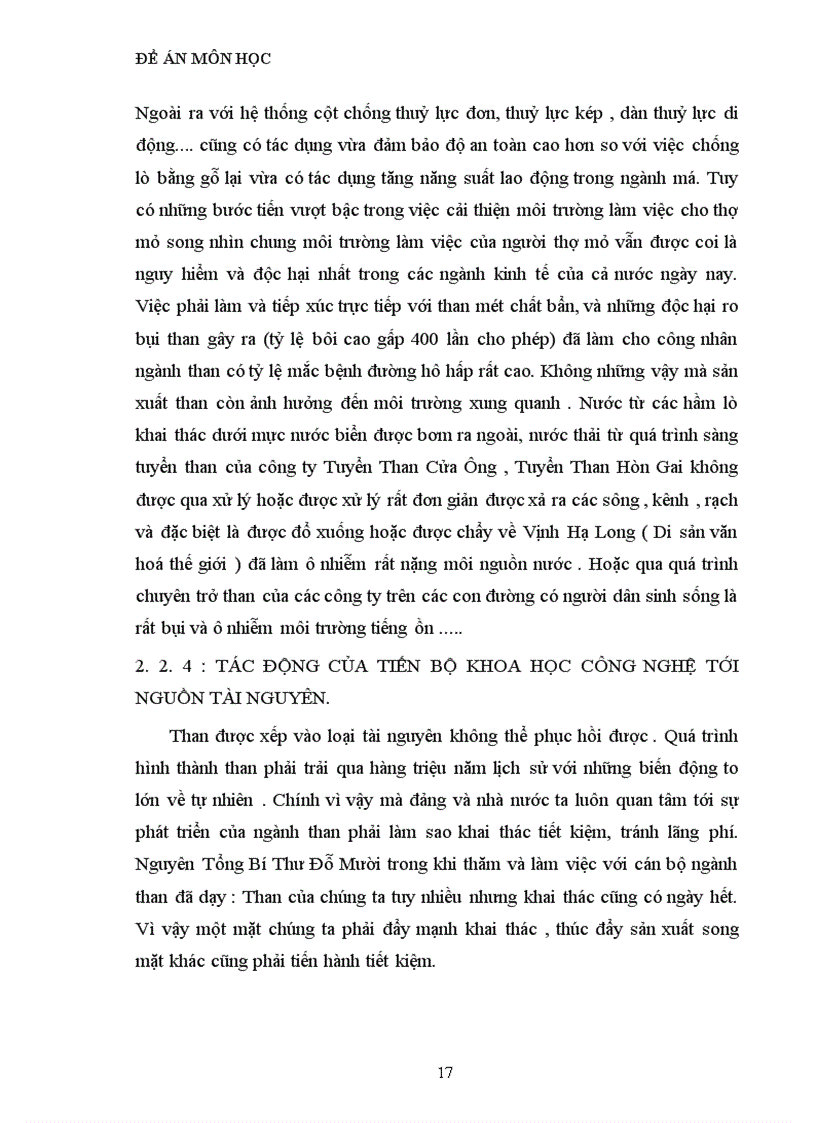 image for page Tác Động Của Tiến Bộ Khoa Học Công Nghệ Tới Phát Triển Ngành Than ở Quảng Ninh 1