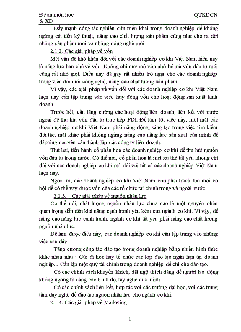 image for page Một số giải pháp nhằm nâng cao khả năng cạnh tranh của ngành cơ khí Việt Nam