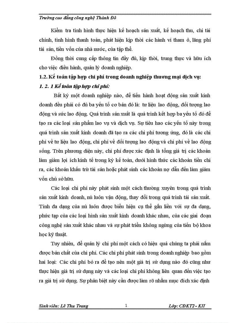 image for page Kế toán tập hợp chi phí và xác định kết quả kinh doanh trong doanh nghiệp thương mại dịch vụ