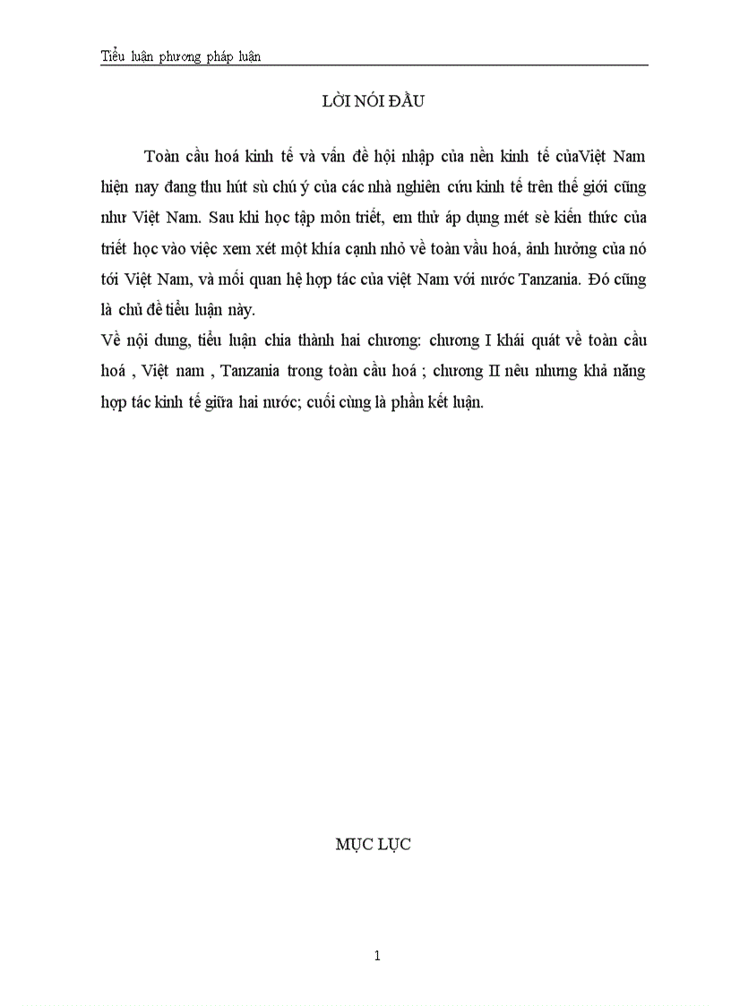 image for page Triển vọng hợp tác kinh tế Việt Nam Tanzania