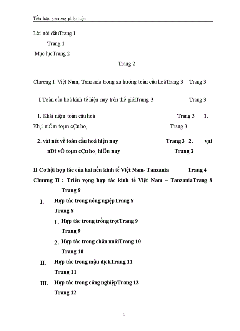 image for page Triển vọng hợp tác kinh tế Việt Nam Tanzania
