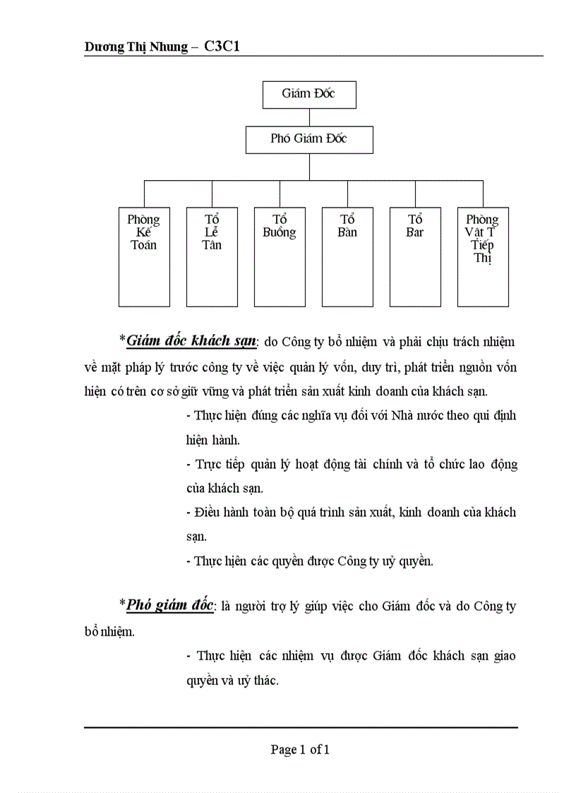 image for page Báo cáo thực tập tổng hợp về Khách sạn Hoàng Dương