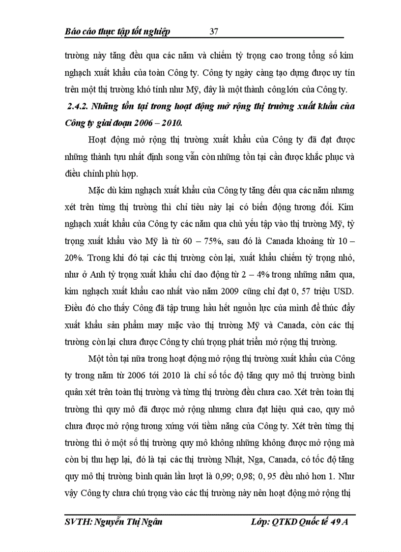 image for page Mở rộng thị trường xuất khẩu hàng may mặc của Công ty TNHH Vinakorea Việt Nam